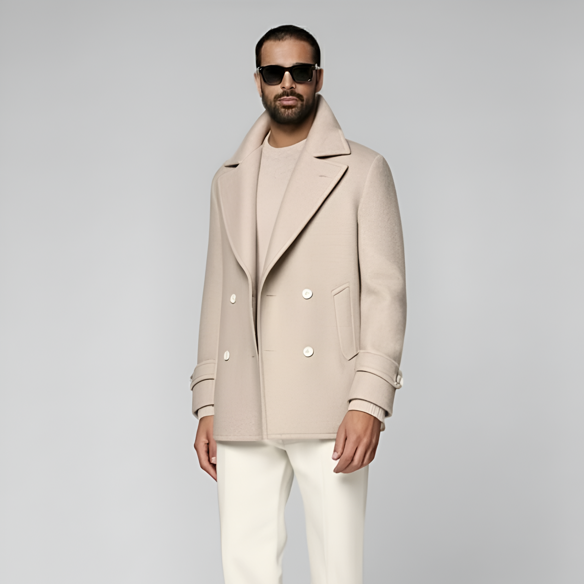 Sand Peacoat